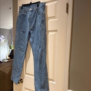 Carhartt Men's Light Blue Straight Jeans